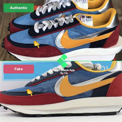 nike sacai blazer real vs fake|How To Spot Fake Nike Sacai Waffle .